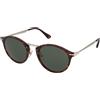 Persol PO3166S 24/31 | Occhiali da Sole Graduati o Non Graduati | Prova Online | Unisex | Plastica | Panthos | Marrone, Havana | Adrialenti