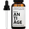 Biorganique Siero viso antietà | 100% naturale | con Bakuchiol 1% (alternativa naturale al retinolo) + olio di fico d'barbarie biologico + Q10 | antirughe/rughe + elasticità della pelle | 30 ml | 8 ingredienti