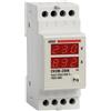 VEMER VE149100 EV2M-2DIN - Multimetro Digitale Monofase (Amperometro e Voltmetro) per Visualizzazione di Corrente e Tensione, Alimentazione 230V, Installazione su Barra DIN, Bianco