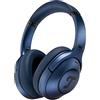 Teufel REAL BLUE NC Cuffie Bluetooth Over Ear con Cancellazione del Rumore e lunga durata della batteria (55 ore), controllo vocale, modalità trasparenza, funzione ShareMe - Blu