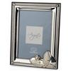 Albalù Italia Cornice Portafoto Cresima Argento Laminato con Oro Retro Legno Misura Interna 9x13 cm - Esterna 13x18 cm
