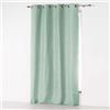 douceur d'intérieur, Tenda con occhielli (140 x 280 cm) Assoluto Salvia, Microfibra