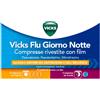 PROCTER & GAMBLE SRL Vicks Flu - 12 Compresse Giorno + 4 Compresse Notte, Marca Vicks, Integratore Alimentare, Quantità 16 Compresse, Rimedio Influenzale