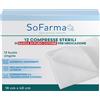 SOFARMAPIU' Sofarmapiù Compressa in Cotone 18x40cm - 12 Pezzi - Ideale per Igiene e Medicazione