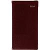 Collins Debden Collins - Agenda tascabile 2024, con visualizzazione settimanale, con note, planner aziendale e organizer, da gennaio a dicembre 2024, settimanale, colore rosso, CNB.15-24