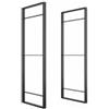 Emuca Struttura per scaffale lader in acciaio nero, 83 cm