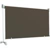 Garden Friend TENDA DA SOLE CON CATENELLA MARRONE, H 250 X 200 CM