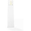 Your Self Srl Camino a bioetanolo da giardino per esterno Vulcano Bianco 40x40x145
