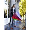 Ombrello arcobaleno grande a 16 pannelli personalizzabile con logo personalizzate o neutre
