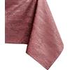AmeliaHome, tovaglia idrorepellente, design a effetto loto, Poliestere Rosa antico Vesta 80x80 cm