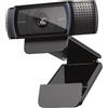 LOGITECH - INPUT DEVICES Logitech C920 HD Pro Webcam, Videochiamata Full 1080p/30fps, Audio Stereo ?Chiaro, ?Correzione Luce HD, Funziona con Skype