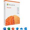 Microsoft 365 Personal - 1 persona- Per PC/Mac/tablet/cellulari Abbonamento di 12 mesi