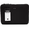 Nilox NXF1301 borsa per laptop 33.8 cm (13.3") Custodia a tasca Nero