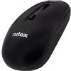 Nilox WIRELESS BLACK 1000 DPI mouse Wi-Fi Ottico 1600