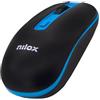 Nilox WIRELESS BLACK/BLUE 1000 DPI mouse Wi-Fi Ottico 1600