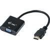 i-tec HDMI2VGAADA cavo e adattatore video 0.15 m HDMI VGA Nero