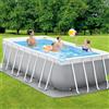 Intex Piscina fuori terra tubolare INTEX Prisma grigio L int 3.76 x 1.78 m