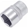 Hazet 900-21 Inserto Chiave a Bussola Esagonale, Argento, Attacco Quadro, Cavo, 12.5 mm 1/2 di Pollice