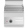 Ristosubito Fry top elettrico Piastra rigata cromata MDLR Modello F6540FTECRT
