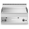 Ristosubito Fry top a gas Piastra liscia cromata MDLR Modello F6570FTGCLT