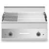 Ristosubito Fry top elettrico Piastra 2/3 liscia 1/3 rigata cromata MDLR Modello F6570FTECLRT
