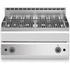 Ristosubito Griglia a gas in acciaio inox 2 zone di cottura MDLR Modello F6570GRGIT