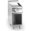 Ristosubito Fry top a gas piastra liscia cromata MDLR Vano aperto Modello CL7040FTGSCR