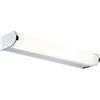 Paulmann 70879 Applique LED Arneb incl. 1 lampada da soffitto da 9 Watt IP44 cromo lampada da bagno alluminio, acrilico luce per specchio 3000 K