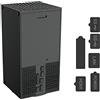 N+B Coperchio antipolvere compatibile per console Xbox Series X, filtro antipolvere Custodia antipolvere Filtro antipolvere Kit tappo filtro a rete Cover in silicone Set di protezioni antipolvere