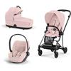 Cybex Platinum Trio Cybex Mios con Cloud T i-Size Telaio Matt Black Peach pink