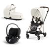 Cybex Platinum Trio Cybex Mios con Cloud T i-Size Telaio Rosegold Off white
