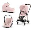Cybex Platinum Trio Cybex Mios con Cloud T i-Size Telaio Rosegold Peach pink
