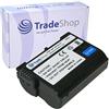 Trade-Shop Batteria 1900 mAh compatibile con Nikon D610 D750 D7100 D7200 D810 D810A D8000 MB-D14 impugnatura sostituisce EN-EL15