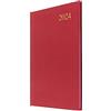 Collins Essential - Agenda settimanale 2024, formato A5, con carta riciclata ecologica e completamente riciclabile, agenda completa 2024, visualizzazione giornaliera, settimanale e mensile (formato