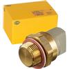 HELLA 6ZT 007 802-021 Termocontatto, Ventola radiatore, 12V, 3a... poli, Spina piatta, avvitato, Contatto di chiusura