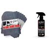 Glart 4747 Set di 7 Proteggere dalla Vernice, Soffici 380 gsm per Auto, Moto e Lucidatrice & 45CR - Detergente per auto Care Pro per la pulizia degli interni di plastica e cruscotto, 500 ml