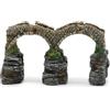 Amtra Deko Ponte Romano - Decorazione in Resina atossica per Acquari, Accessorio Ornamentale subacqueo, Decorativo rifugio nascondiglio, Dipinto a Mano, Dimensione 7,5 * 13,5 * 5,5 cm