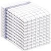 SAMMARA x 10 Strofinacci Cucina, Canovacci da Cucina Molto Assorbente e Facilmente Lavabile, Asciugapiatti da Cucina Taglia 70 x 50 cm, Strofinacci Cucina Spunga 100% Cotone, Colore Blu