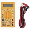 COATI - Multimetro elettronico, polimetro professionale elettronico, tester adatto per elettricisti, include display LCD, set di punte, custodia per il trasporto e batteria 9 V