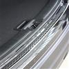 OMAC Protezione Paraurti Posteriore Per Nissan Qashqai J11 (2013-2016) | Cromo Acciaio Spazzolato