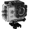 Hansensi Action cam 4K60fps Action Camera 20MP WiFi con Touch Screen, Fotocamera subacquea impermeabile, telecomando grandangolo 170° con 2 batterie da 1050 mAh, kit di accessori per microfono esterno