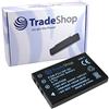 Trade-Shop Batteria agli ioni di litio per Toshiba Camileo H10 H20 P10 P20 P30 HD Pro H-10 H-20 P-10 P-20 P-30 HD Pro Universal MX810m MX880m MX950m MX980 MX-810m MX-950m MX-980