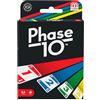 Phase 10 Mattel Games - Phase 10, gioco di carte in stile ramino con carte Obiettivo di fase e colpi di scena, per famiglie e amici, 2-6 giocatori, giocattolo per bambini, 7+ anni, FFY05