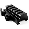 ACEXIER QD Adattatore di Montaggio a sgancio rapido 5 Slot Fit 20mm Picatinny Weaver Rail Base Accessori per Armi da Caccia