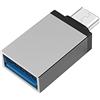 tinysiry Connettore OTG Lightweight Type-C su USB3.0 USB-C OTG Adattatore Dati Durevole Grigio