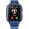 Krostming Smartwatch Bambini GPS 4G Telefono Orologio con WiFi Videochiamata SOS 2 Telecamere Impermeabile Modalità SMS Classe Rifiuta Chiamata Sconosciuta Musica Lettore Video Regalo per Ragazzi Ragazze