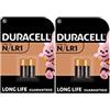 Duracell 4X Duracell N/LR1 E90 (2 Blister Da 2 Batterie) 4 pile