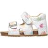 Falcotto Bea, Sandali Bambine E Ragazze, Bianco (White), 18 EU