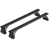 Nordrive Set completo barre portatutto evos 224 silenzio black m in alluminio - nk224ebm