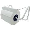 Tecnokit porta rotolo asciugatutto da muro, cm 40x20x23h accessori per montaggio inclusi, dispenser bobina carta industriale per casa ufficio officina palestra